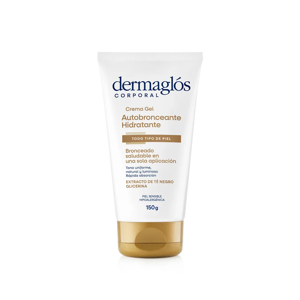 Dermaglós Corporal Autobronceante Crema Gel Hidratante — 150 g
