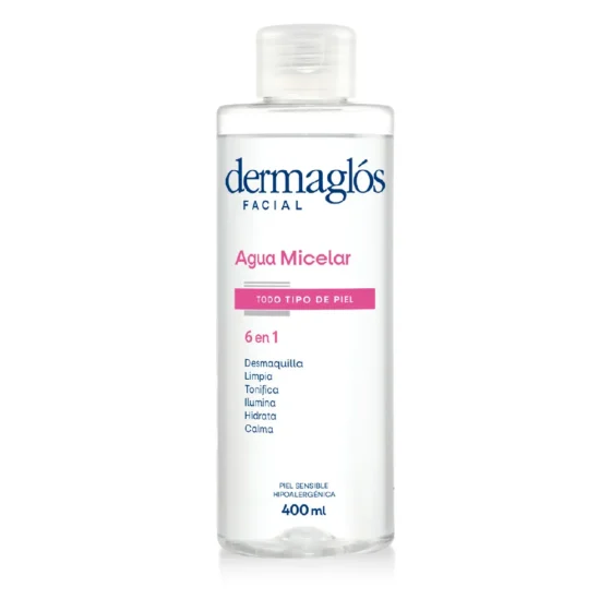 Dermaglós Facial Agua Micelar – Loción 400 ml