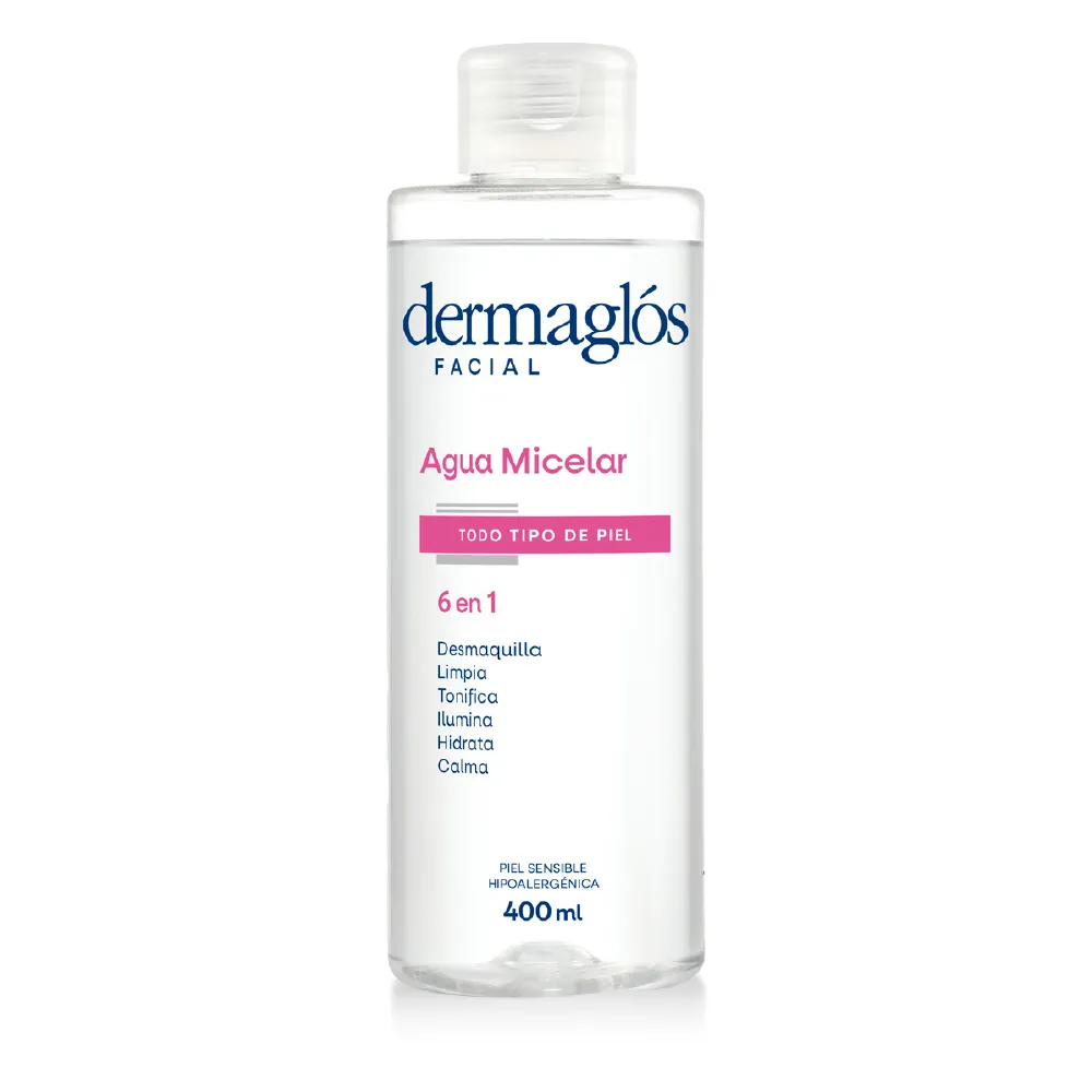 Dermaglós Facial Agua Micelar – Loción 400 ml