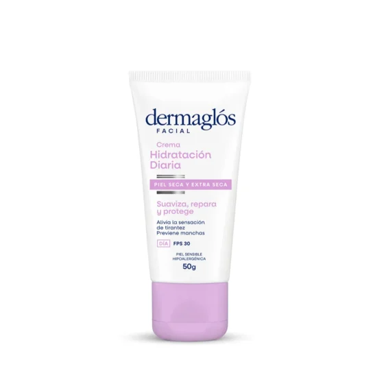 Dermaglós Facial Hidratante para Piel Seca y Extra Seca FPS 30 – 50 g