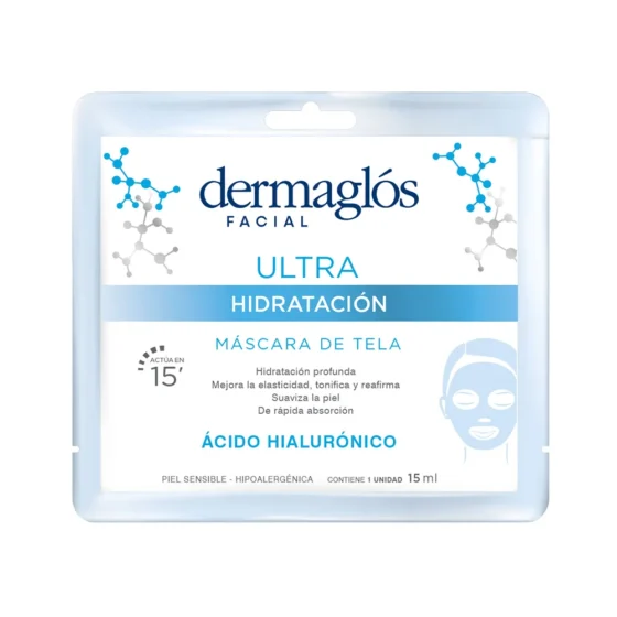 Dermaglós Facial Máscara de Tela Ultra Hidratación — 15 g