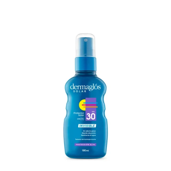 Dermaglós Protector Solar FPS 30 Spray Invisible – Spray 180 ml