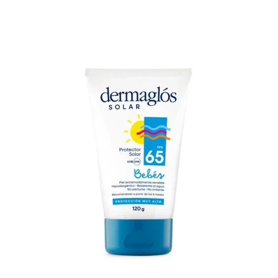 Dermaglós Protector Solar FPS 65 para bebés – 120 g