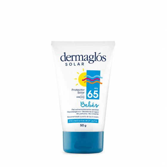 Dermaglós Protector Solar FPS 65 para bebés – 50 g
