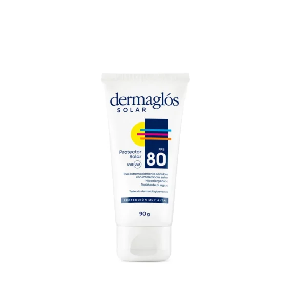 Dermaglós Protector Solar FPS 80 – Crema 90 g