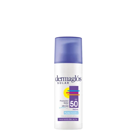 Dermaglós Protector Solar Facial FPS 50 sin color – 50 g