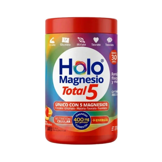 Holomagnesio Total 5 sabor multifrutas – 300 g
