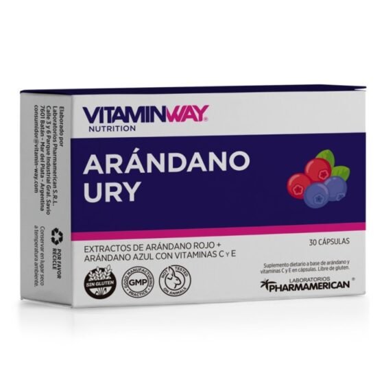 Vitamin Way Arándano Ury – 30 cápsulas