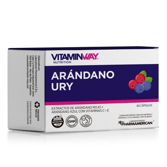 Vitamin Way Arándano Ury – 60 cápsulas