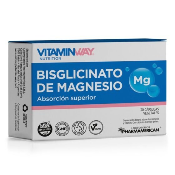 Vitamin Way Bisglicinato de Magnesio – 30 cápsulas