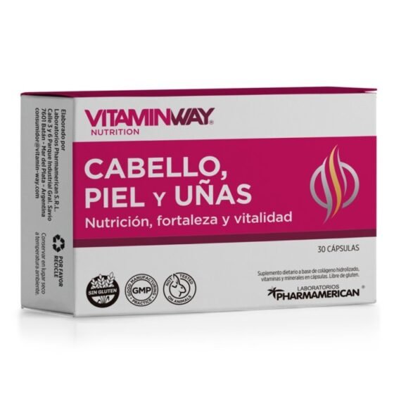 Vitamin Way Cabello, Piel y Uñas – 30 cápsulas