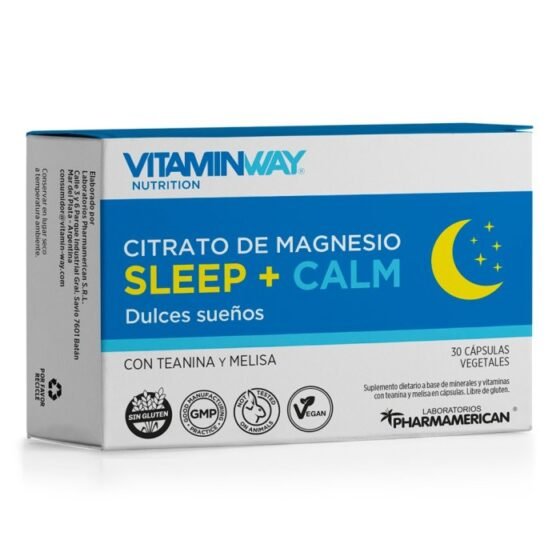 Vitamin Way Citrato de Magnesio Sleep + Calm – 30 cápsulas