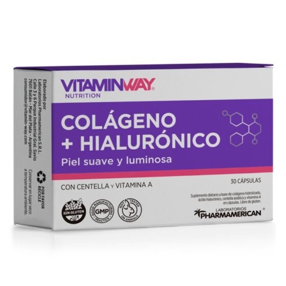 Vitamin Way Colágeno + Hialurónico – 30 cápsulas