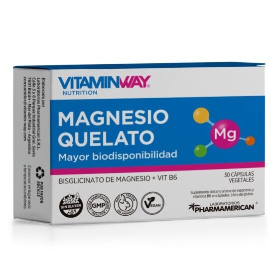 Vitamin Way Magnesio Quelato – 30 cápsulas