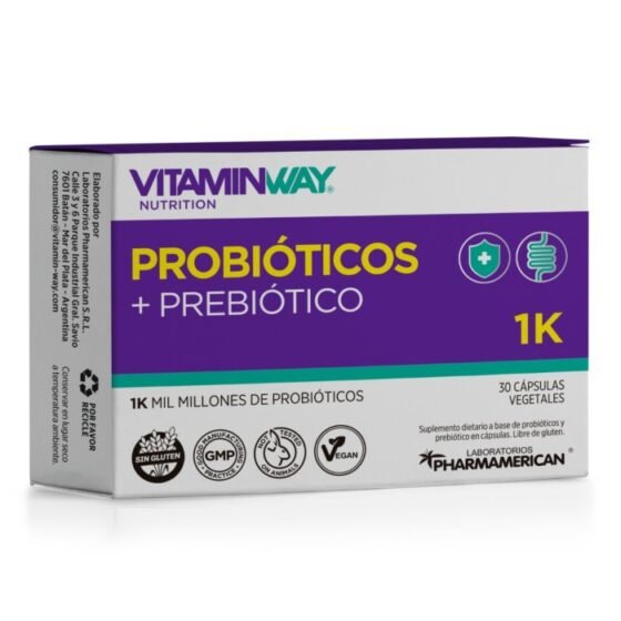 Vitamin Way Probióticos+Prebiótico 1K– 30 cápsulas