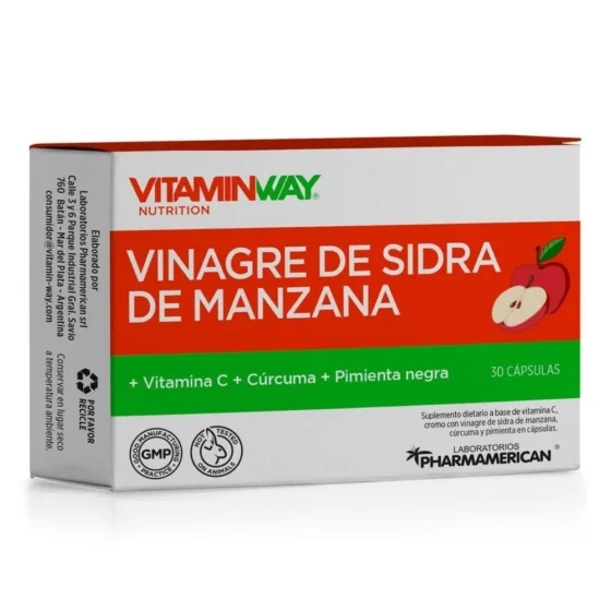 Vitamin Way Vinagre de Sidra de Manzana – 30 cápsulas