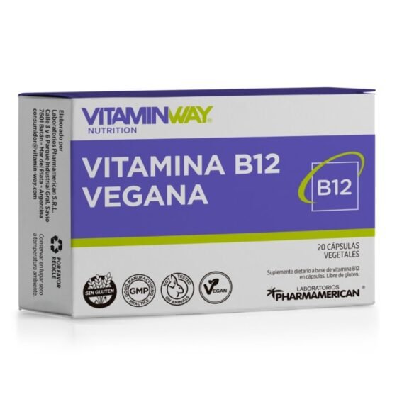 Vitamin Way Vitamina B12 Vegana – 20 cápsulas
