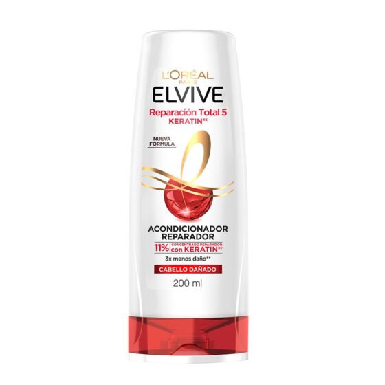 Elvive Reparación Total 5 con Keratina Acondicionador — 200 ml