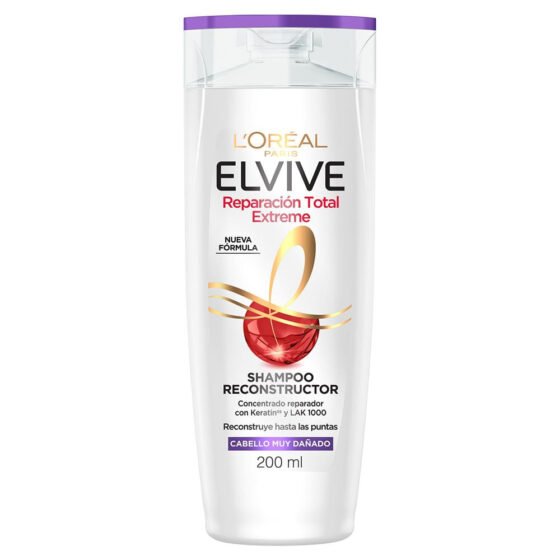 Elvive Reparación Total Extreme Shampoo — 200 ml