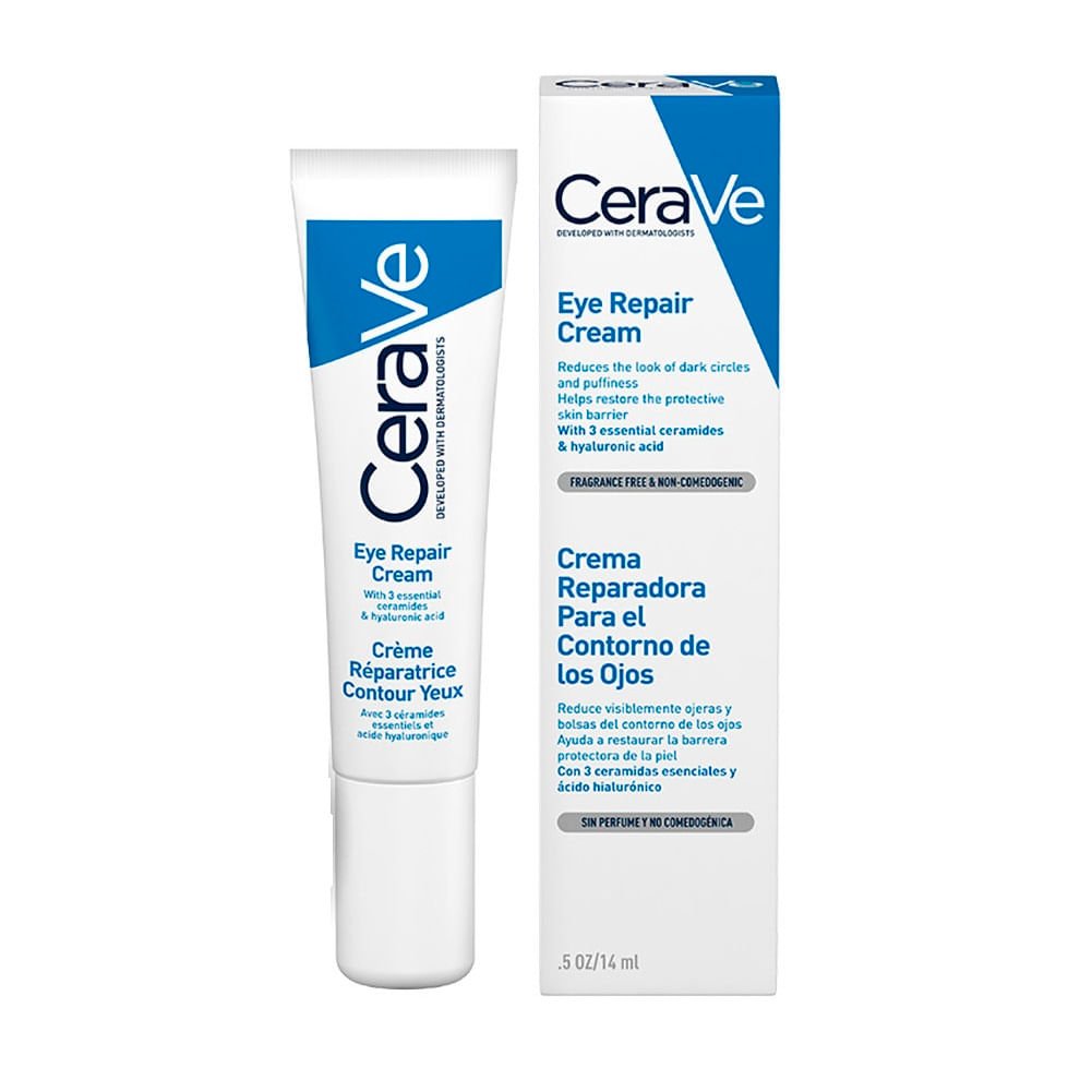 CeraVe Crema Reparadora para el Contorno de Ojos — 14 ml