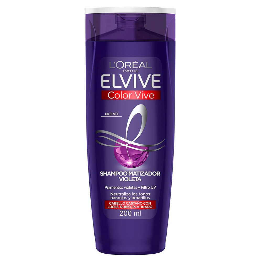 Elvive Color-vive Matizador Violeta Shampoo — 200 ml