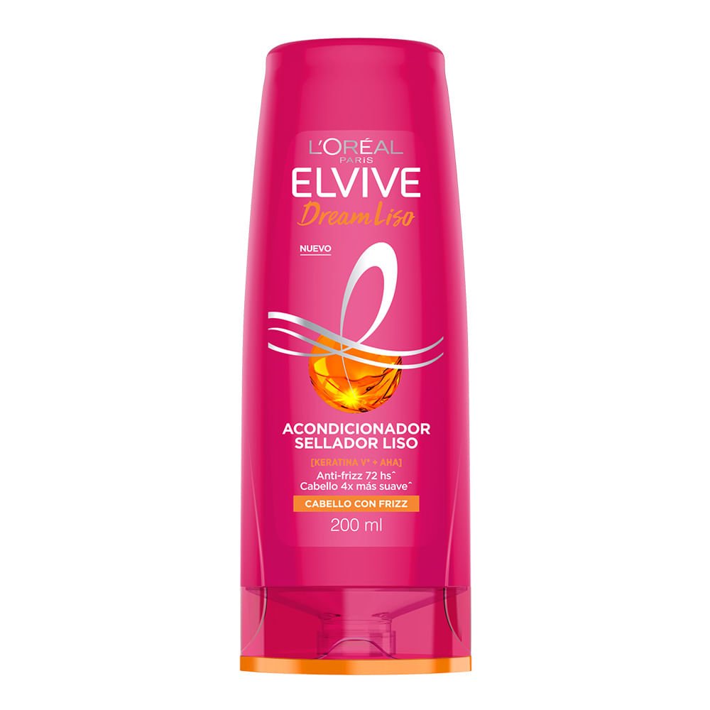 Elvive Dream Liso Anti-frizz Acondicionador — 200 ml