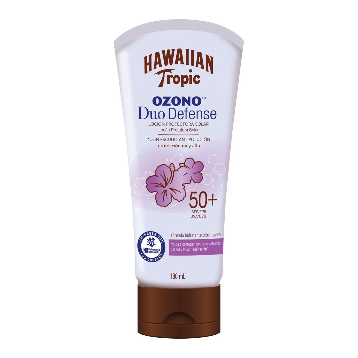 Hawaiian Tropic Ozono Duo Def FPS 50 Protector Solar Sol — 180 ml