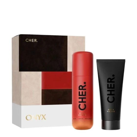 Cher Onyx Rouge Set con Body Splash de 135 ml y Body Lotion de 100 ml