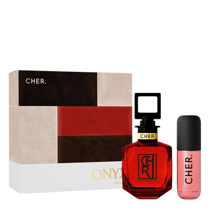 Cher Onyx Rouge Set con EDP de 100 ml y Body Splash de 50 ml