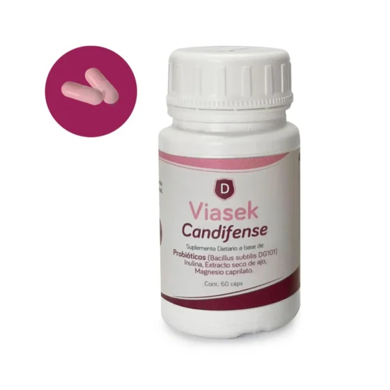 Viasek Candifense — 60 cápsulas
