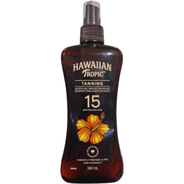 Hawaiian Tropic FPS 15 Aceite Bronceador — 240 ml